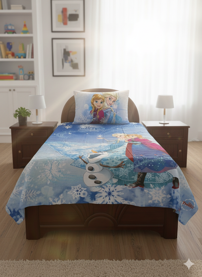 Arendelle Reversible Single Quilt Cover | Premium Two-Look Design