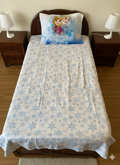 Arendelle Reversible Single Quilt Cover | Premium Two-Look Design