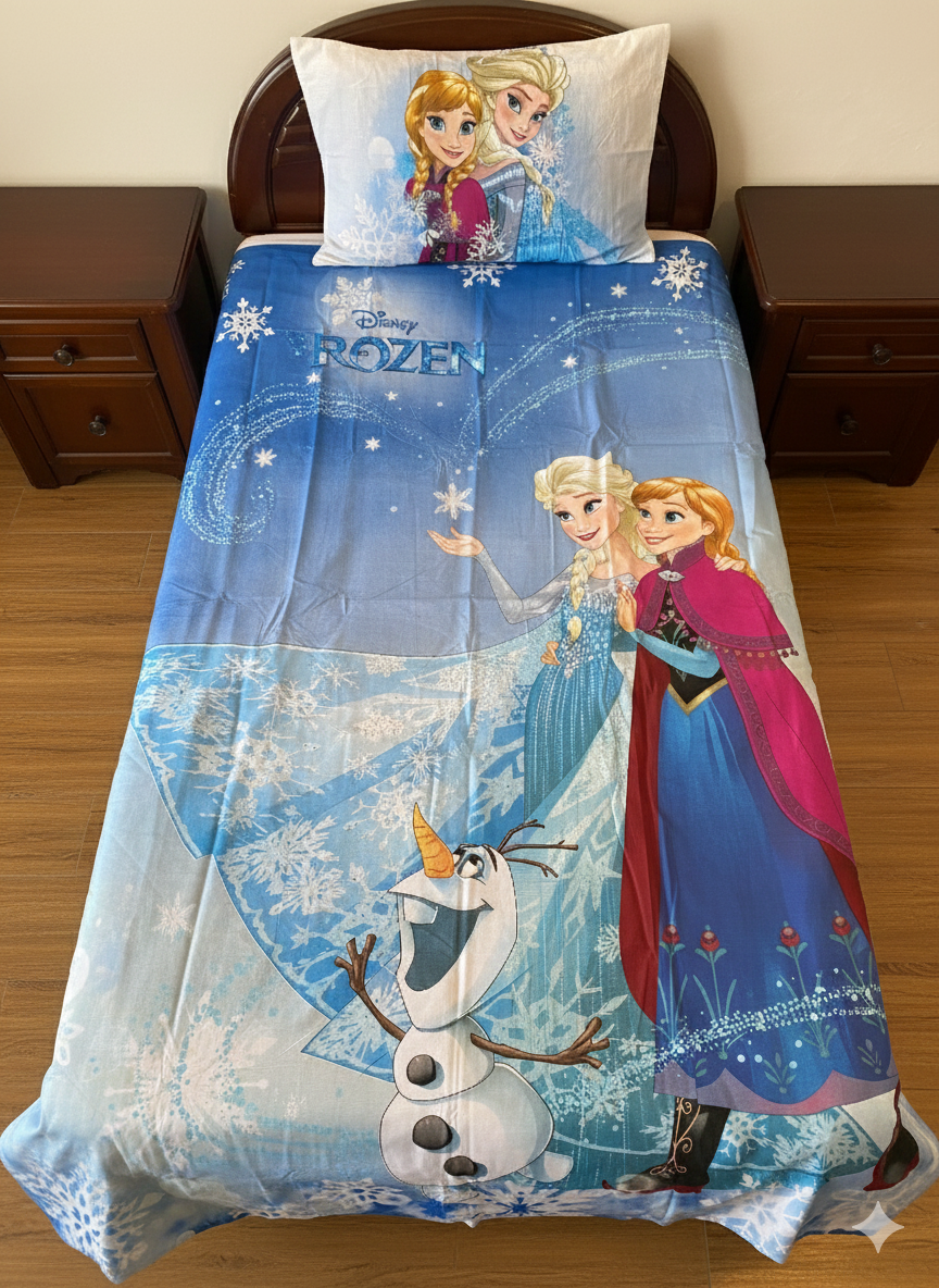 Arendelle Reversible Single Quilt Cover | Premium Two-Look Design