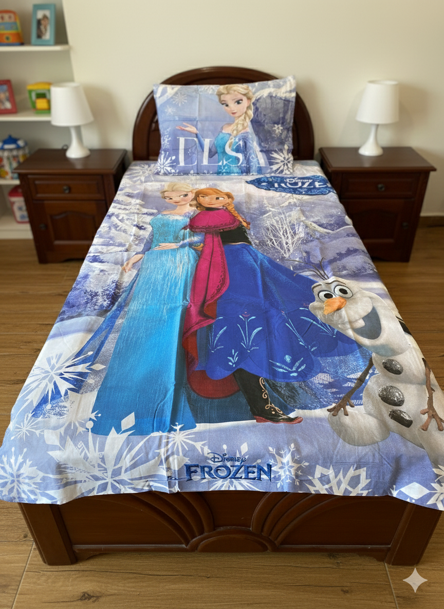 Frozen II Dual-Sided Luxury Single Quilt Cover Set | Export