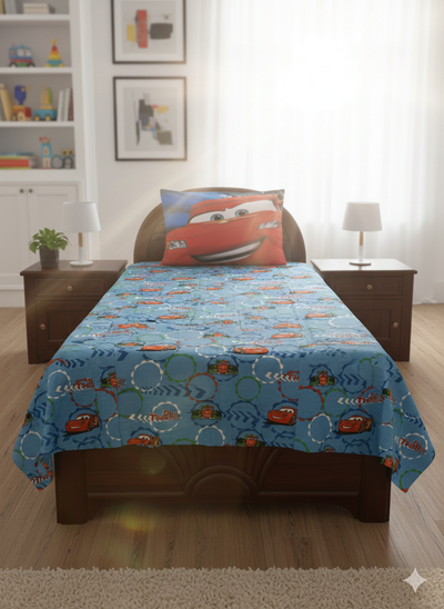 Cars | Dual-Sided Premium Single Quilt Cover