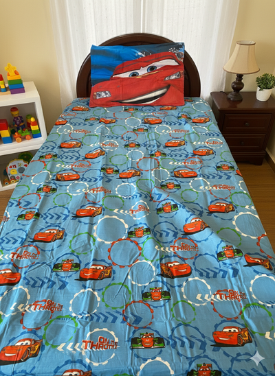 Cars | Dual-Sided Premium Single Quilt Cover