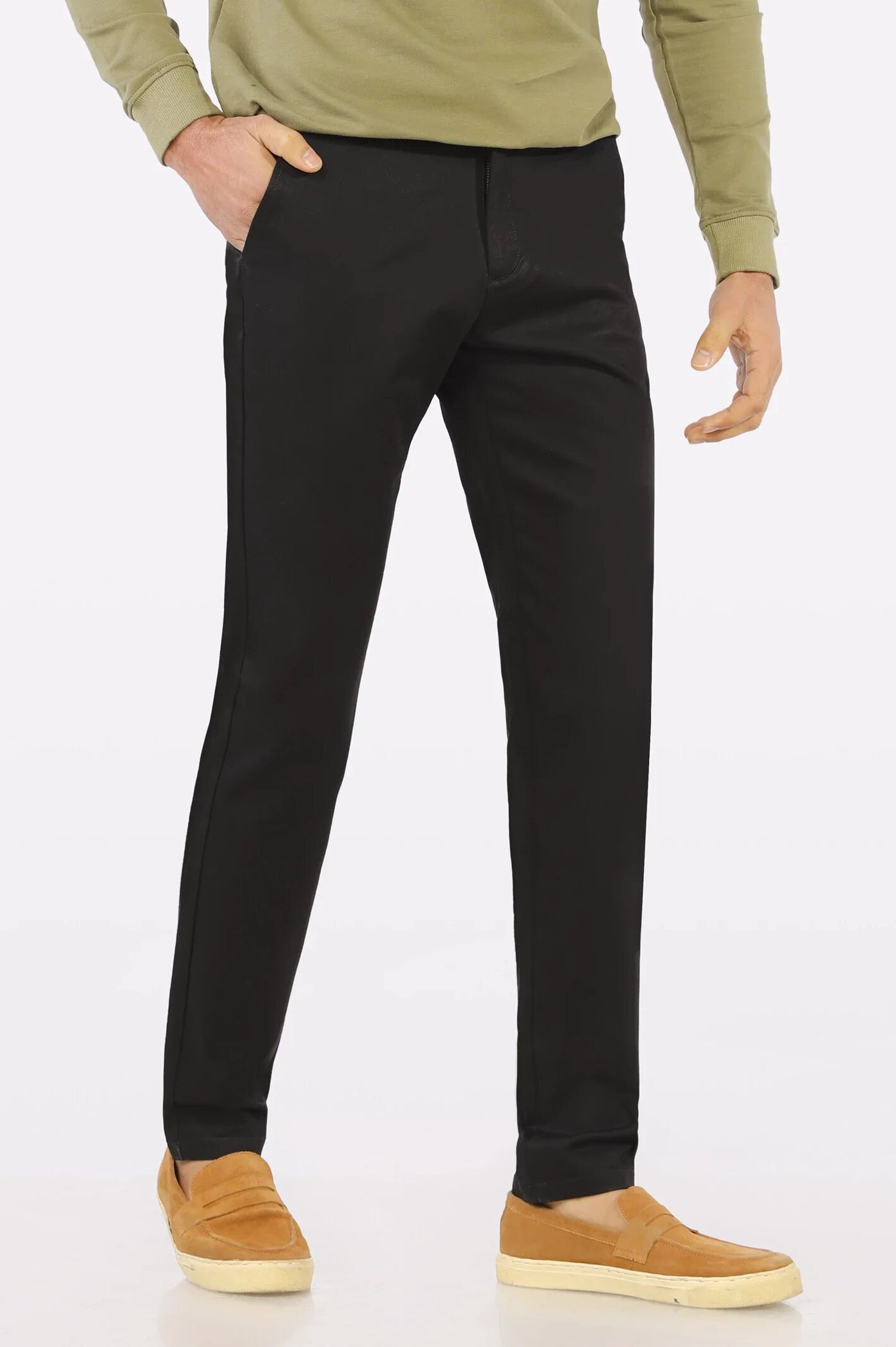 Premium Eclipse Black Chinos Pant