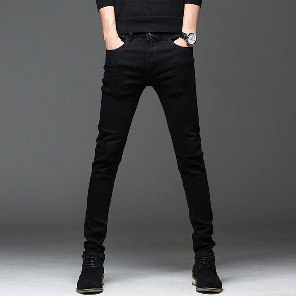 Jet Black Ankle Fit EJeans