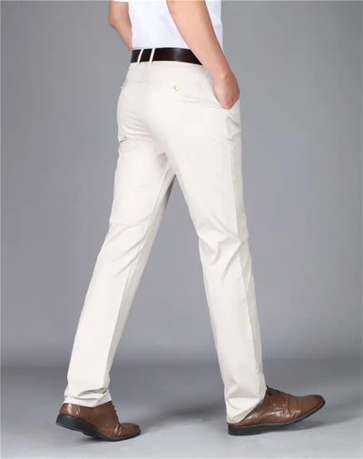 Off White Cotton Chinos Pant