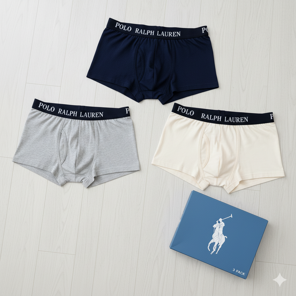 Polo Rauplh Lauren Boxers Pack of 3