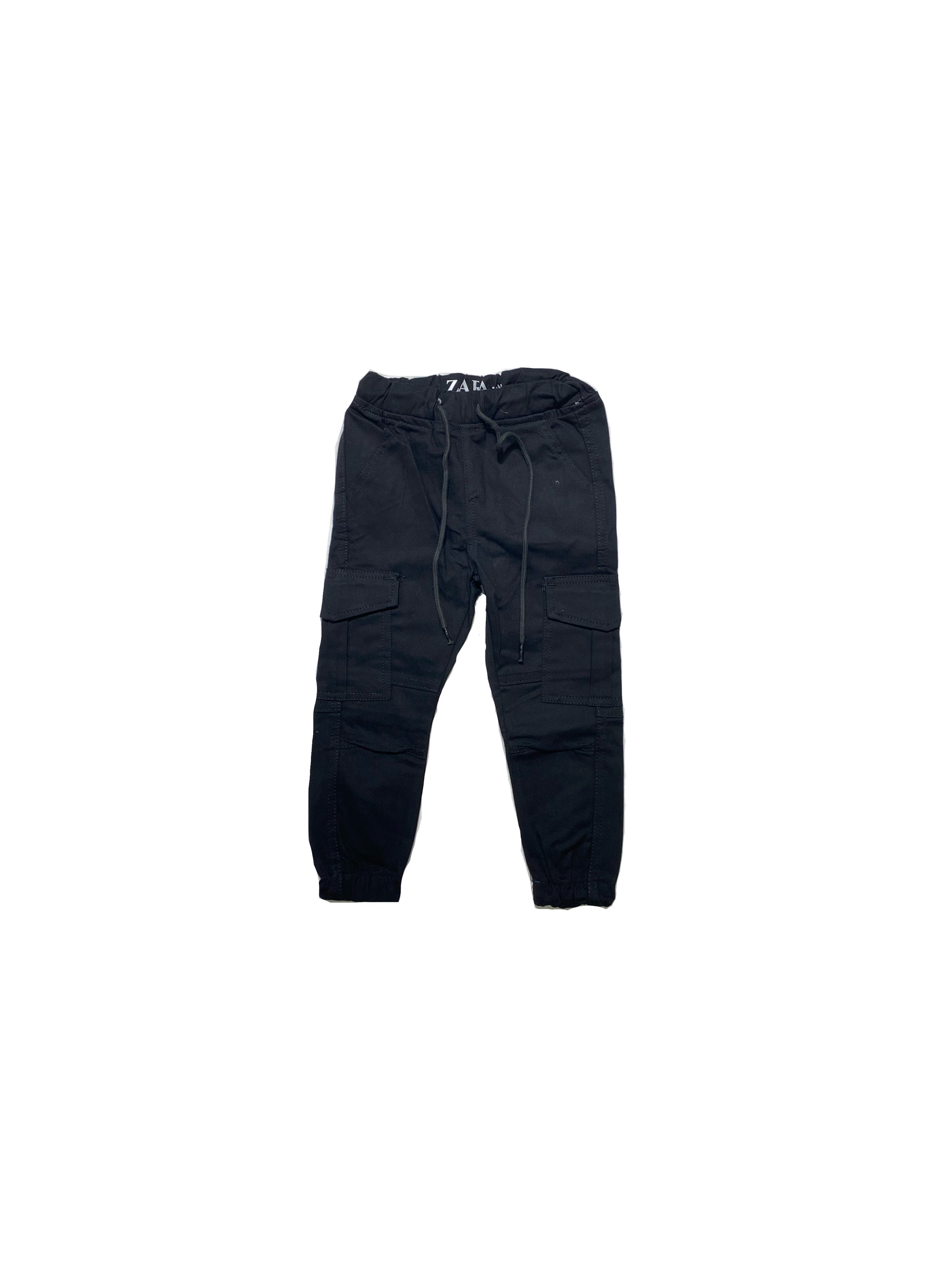 Black Kids ZARAMEN 6 Pocket Cotton Trousers – Mercado Clothin