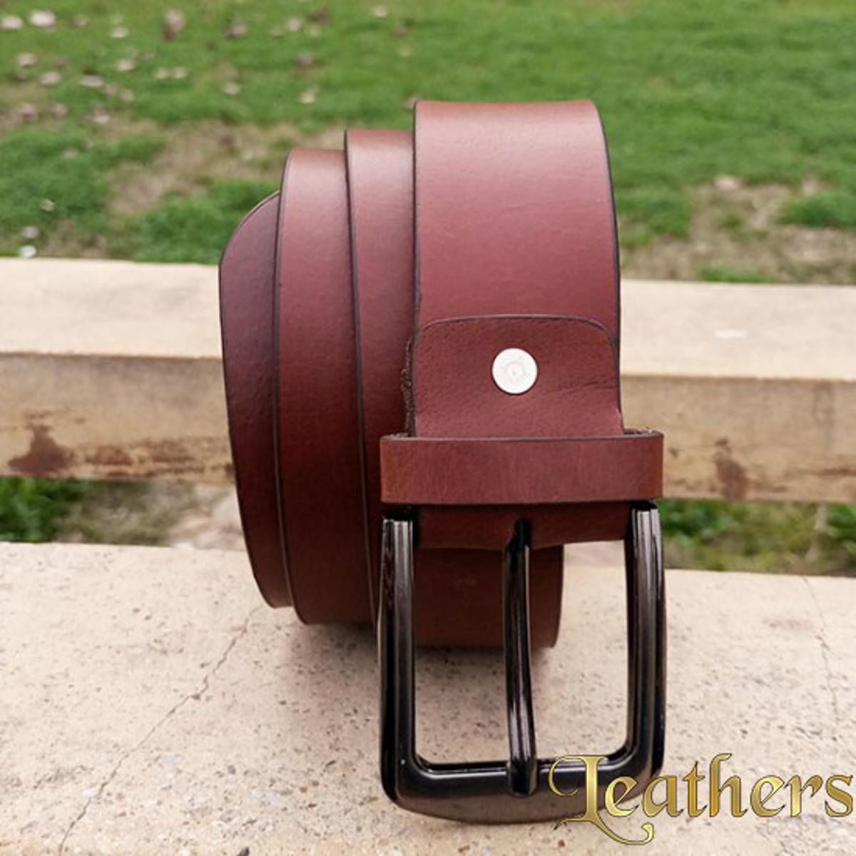 Brown Premium Leather Formal Belt